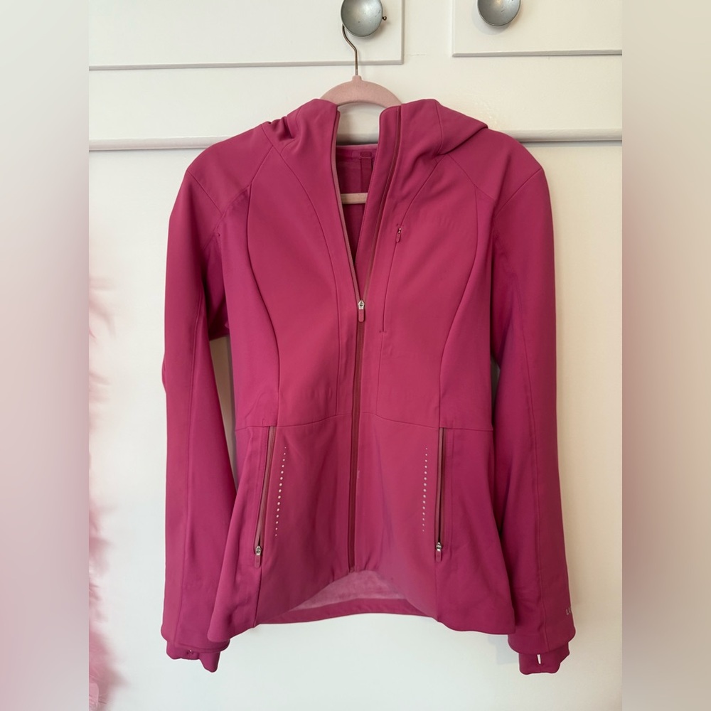 Lululemon Cross Chill Jacket *RepelShell in Pink Lychee
